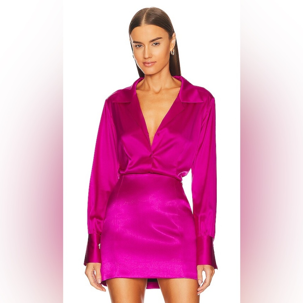 Frame Femme Shirt and Mini Skirt Set